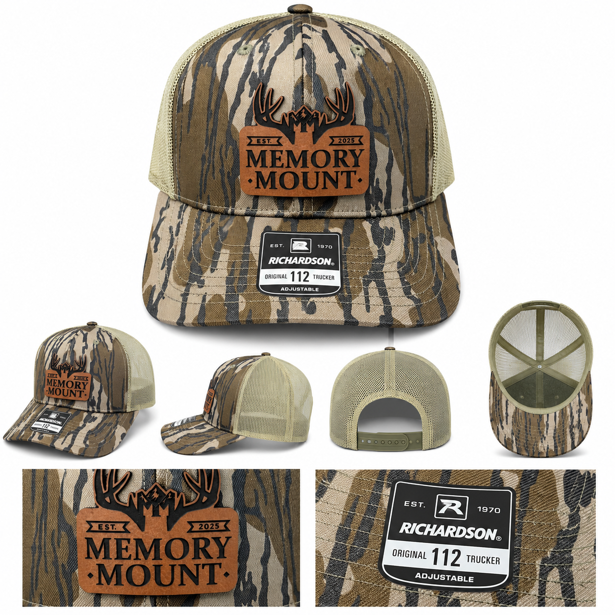 Memory Mount™ Mossy Oak Logo Patch Hat (Unisex)